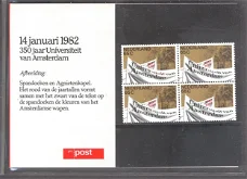 3216 - Nederland postzegelmapje nvphnr. M1 postfris 