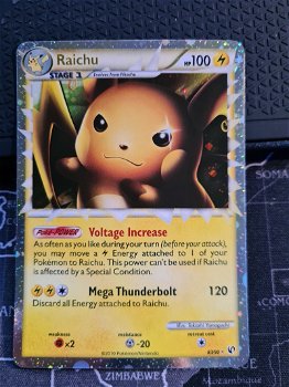 Raichu (Prime) 83/90 Ultra Rare HGSS Undaunted nearmint - 0