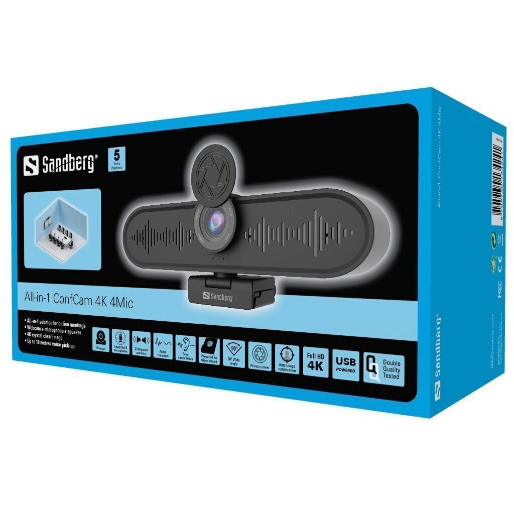 All-in-1 ConfCam 4K 4Mic webcam, microfoon luidsprekers - Afbeelding 7