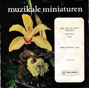 Artiest: Muzikale miniaturen (Bach) Akant: Jesu joy of man's desiring Bkant: Siciliana - 0