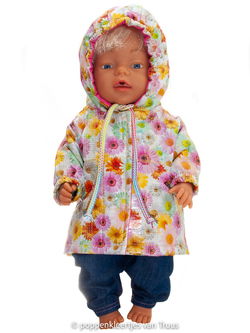 Baby Born 43 cm Jasje bloemen