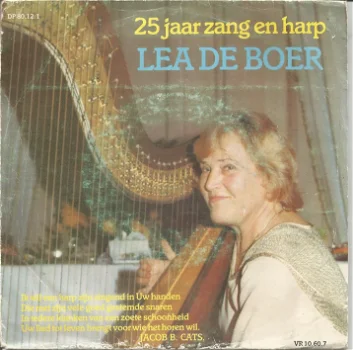 Lea De Boer - 25 Jaar Zang En Harp Lea De Boer (1980) - 0