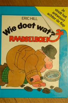 Wie doet wat? Raadselboek