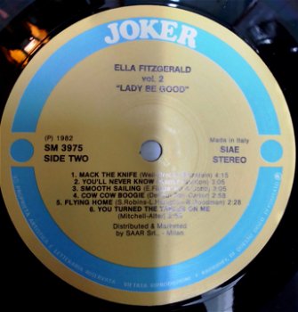 dubbel LP Ella Fitzgerald,zgan,1982, Ital(p),Joker SM/3976/2 - 5