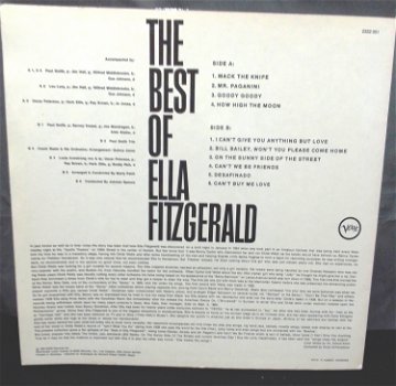 LP Ella Fitzgerald,Best of,MGM/Verve Records-2332 051,1964 - 4