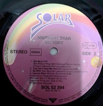 LP Midnight Star,Germany(P)1982,Solar SOL K 52 394, nst - 3