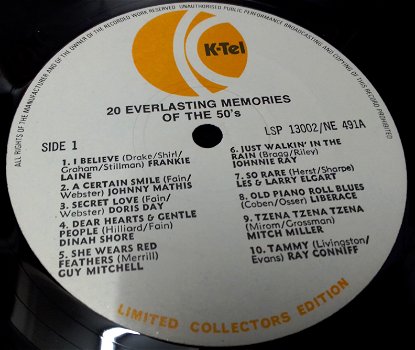 2 LP jr.40'-'50-'60, zgst, K-Tel TN00161,1974 (p), div. art. - 5