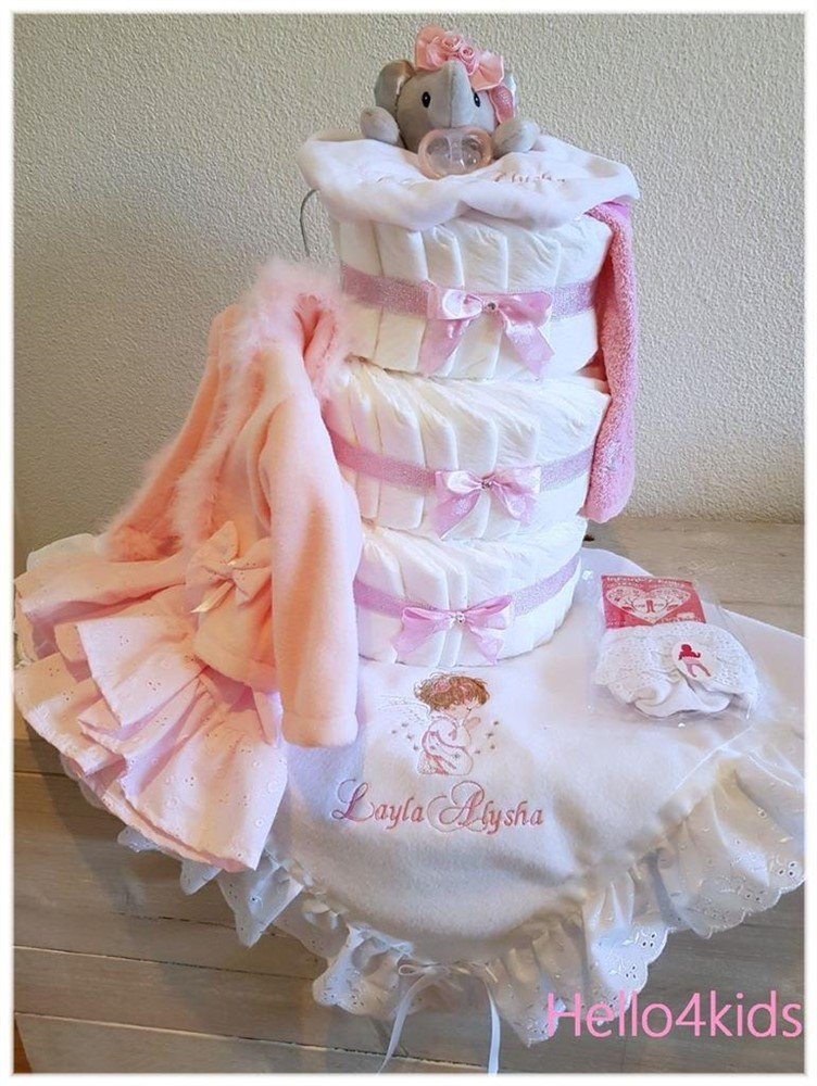 56 baby poncho cape vestje new born voor doop - Afbeelding 7