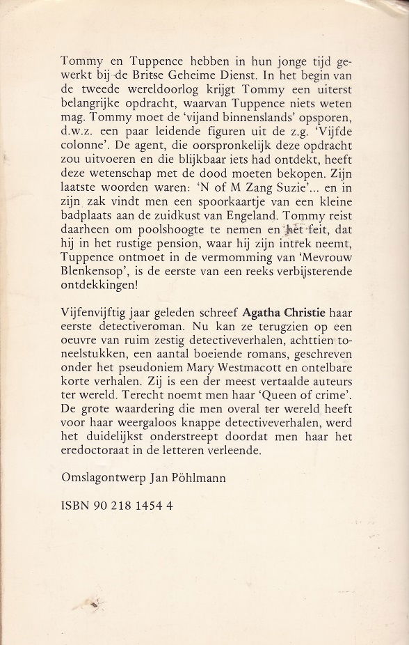 N OF M - Agatha Christie - Afbeelding 2