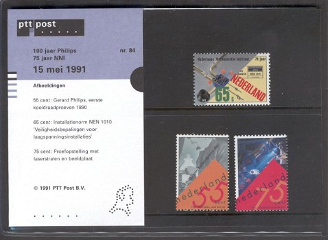97 - Nederland postzegelmapje nvphnr. M84 postfris - 0