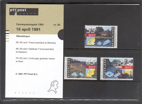 96 - Nederland postzegelmapje nvphnr. M83 postfris - 0