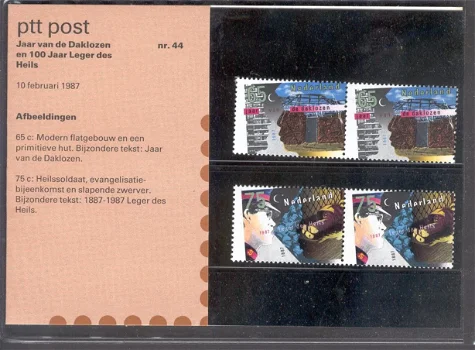 3256 - Nederland postzegelmapje nvphnr. M44 postfris - 0