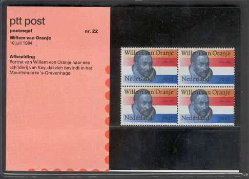 3236 - Nederland postzegelmapje nvphnr. M22 postfris - 0