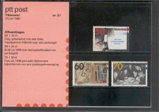 3235 - Nederland postzegelmapje nvphnr. M21 postfris 