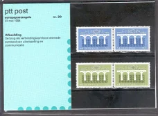 3234 - Nederland postzegelmapje nvphnr. M20 postfris