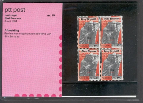 3233 - Nederland postzegelmapje nvphnr. M19 postfris - 0