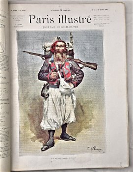 Paris Illustré 1888 Belle Epoque Cheret Zouave etc. - 2