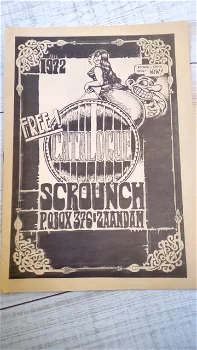 scrounch catalogus, 1972,dutch first underground mailorder for records - 0