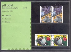 3253 - Nederland postzegelmapje nvphnr. M40 postfris