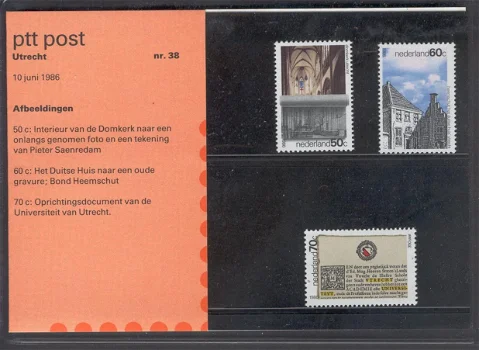 3251 - Nederland postzegelmapje nvphnr. M38 postfris - 0