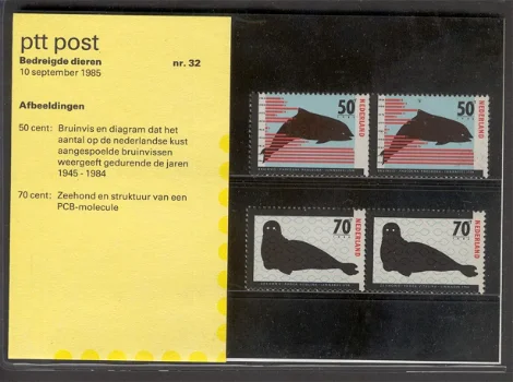 3246 - Nederland postzegelmapje nvphnr. M32 postfris - 0