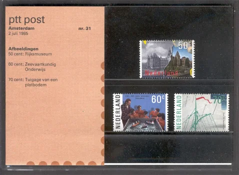 3245 - Nederland postzegelmapje nvphnr. M31 postfris - 0