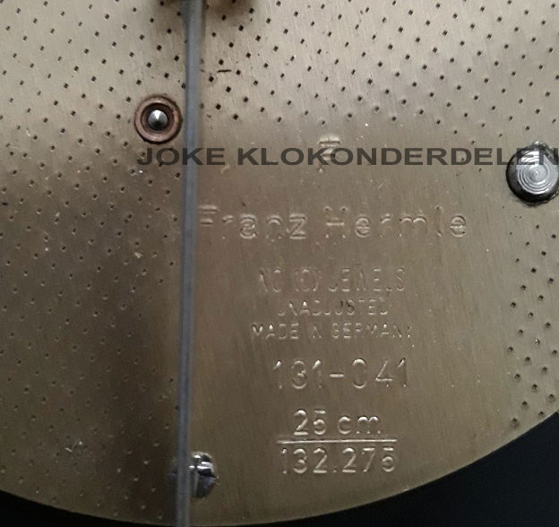= Uurwerk = Hermle 131 - 041 =44184 - Afbeelding 5