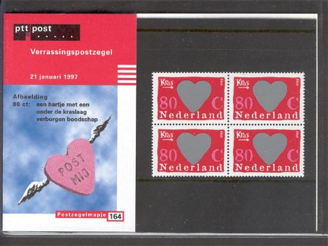 423 - Nederland postzegelmapje nvphnr. M164 postfris - 0