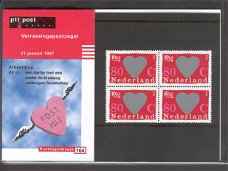 423 - Nederland postzegelmapje nvphnr. M164 postfris