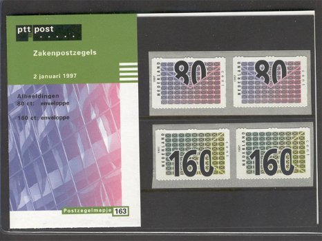 421 - Nederland postzegelmapje nvphnr. M163 postfris - 0