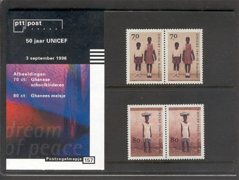 415 - Nederland postzegelmapje nvphnr. M157 postfris - 0