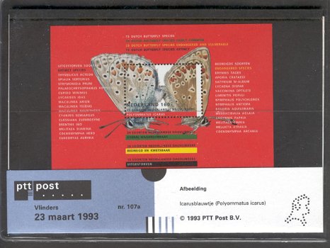 126 - Nederland postzegelmapje nvphnr. M107a postfris - 0