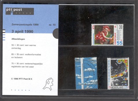 87 - Nederland postzegelmapje nvphnr. M73 postfris - 0