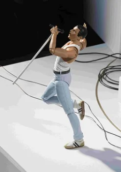 Bandai Queen S.H. Figuarts Freddie Mercury Live Aid Version - 6