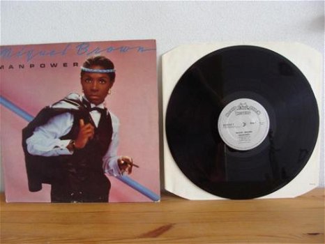 MIQUEL BROWN - Manpower uit 1983 Label : Record Shack Records SOHOLP 1 - 0