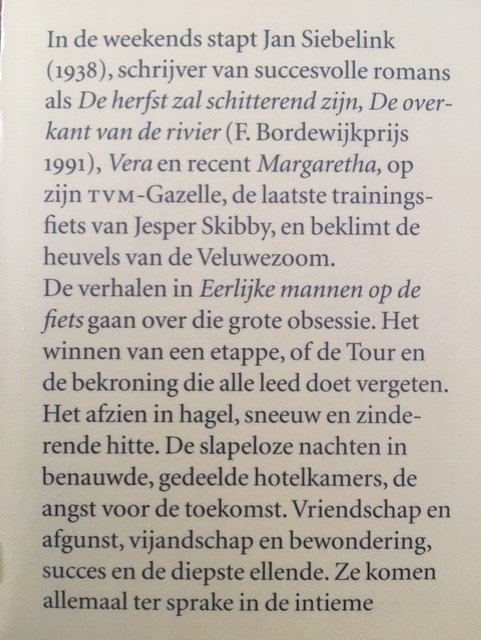 Eerlijke mannen op de fiets - Jan Siebelink - Afbeelding 2