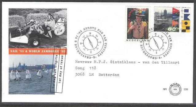 3212 - Nederland fdc nvphnr. 339 beschreven - 0