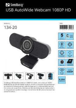USB AutoWide Webcam 1080P HD