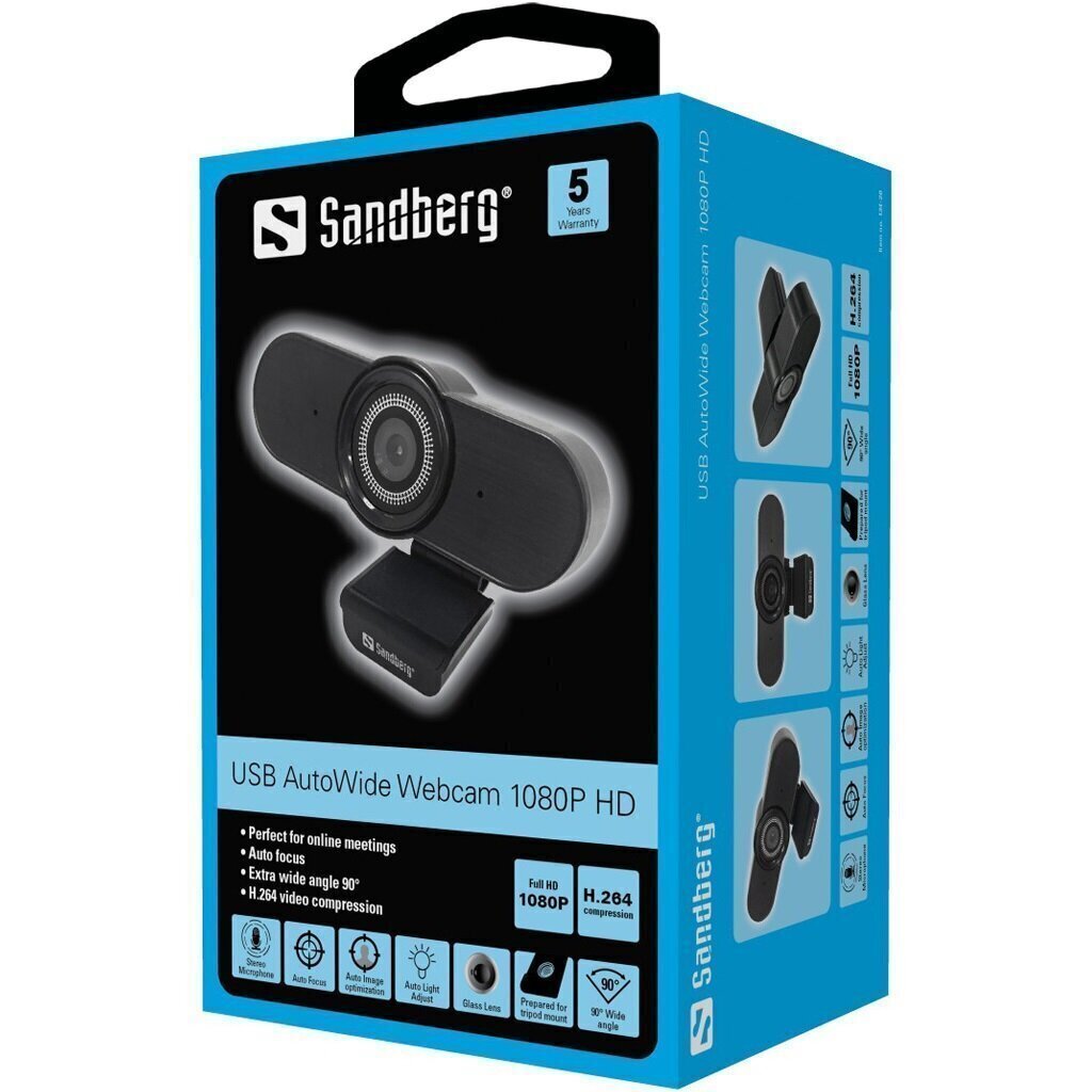 USB AutoWide Webcam 1080P HD - Afbeelding 6