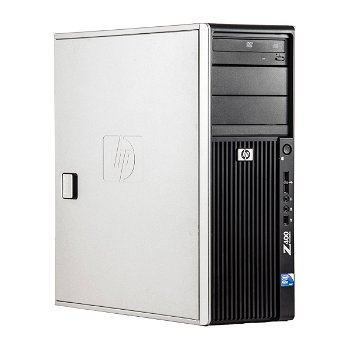 HP Z400 Workstation W3520 2.66GHz 8GB DDR3, 128GB SSD + 1TB HDD/DVDRW Quadro 2000 Win 10 Pro - 0