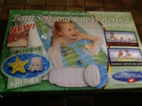 Kinder veilig, waterbed, voor in bad - met speeltje - 0