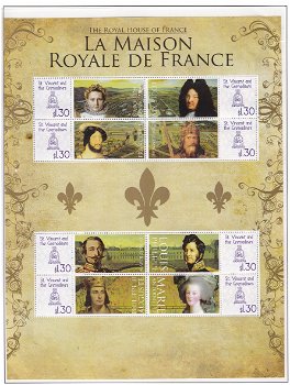 258 - S.Vincent and the Grenadines La Maison Royale de France postfris - 0