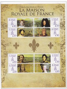 258 - S.Vincent and the Grenadines La Maison Royale de France postfris