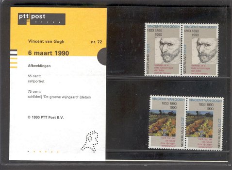 86 - Nederland postzegelmapje nvphnr. M72 postfris - 0