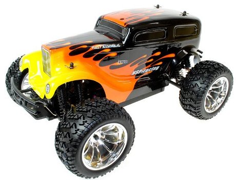 Radiografische monster truck HOTROD 1:10 nieuw - 5