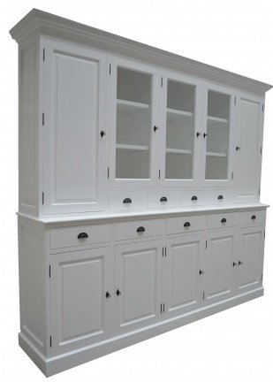 Buffetkast Lelystad wit - wit 265 x 50/40 x 235cm - nr. 1