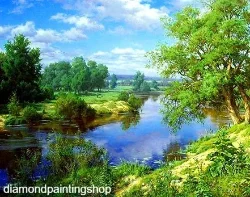 FULL diamond painting scenic trees (SQUARE)