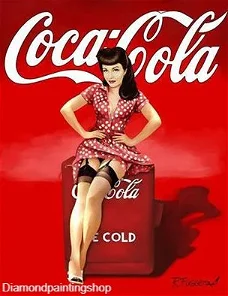 FULL diamond painting coca cola XL (SQUARE)