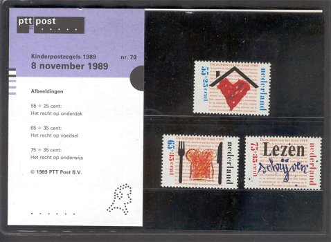 84 - Nederland postzegelmapje nvphnr. M70 postfris - 0