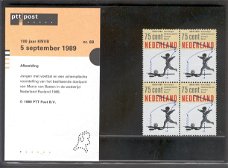82 - Nederland postzegelmapje nvphnr. M68 postfris